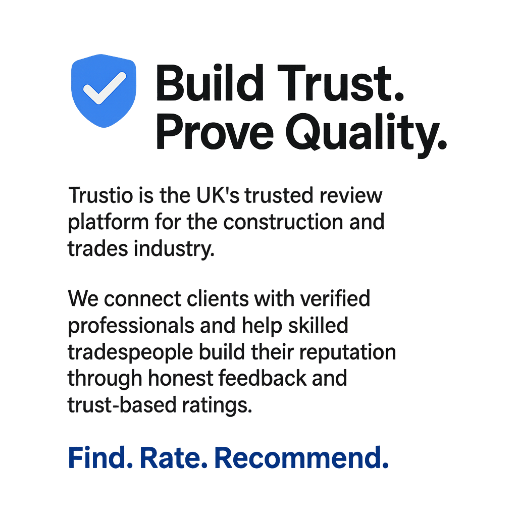 Build Trust. Prove Quality.